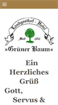 Mobile Screenshot of gruener-baum.com